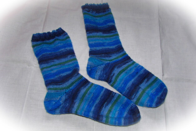 Meine ersten selbstgestrickten Socken